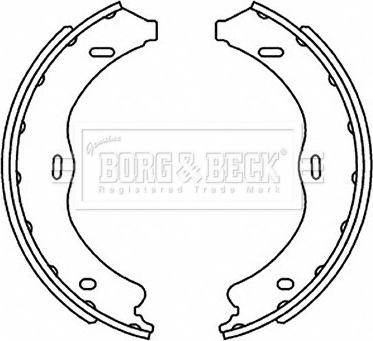 Borg & Beck BBS6519 - Комплект тормозов, ручник, парковка autosila-amz.com
