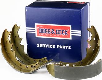 Borg & Beck BBS6044 - Комплект тормозных колодок, барабанные autosila-amz.com