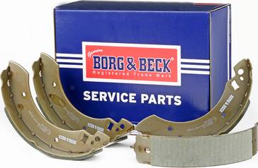 Borg & Beck BBS6119 - Комплект тормозных колодок, барабанные autosila-amz.com