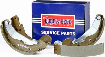 Borg & Beck BBS6349 - Комплект тормозных колодок, барабанные autosila-amz.com