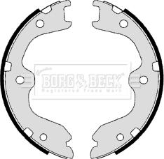 Borg & Beck BBS6343 - Комплект тормозов, ручник, парковка autosila-amz.com