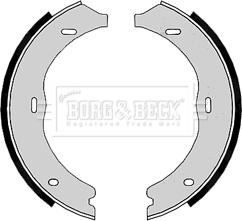 Borg & Beck BBS6365 - Комплект тормозов, ручник, парковка autosila-amz.com