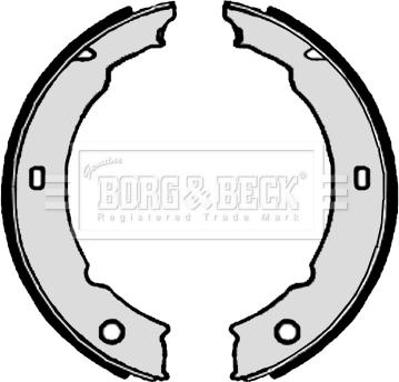 Borg & Beck BBS6306 - Комплект тормозов, ручник, парковка autosila-amz.com