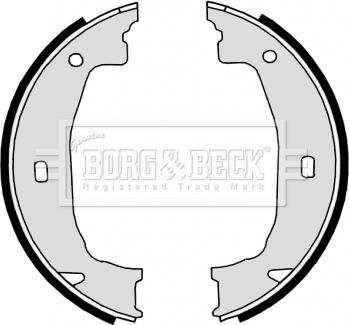 Borg & Beck BBS6315 - Комплект тормозов, ручник, парковка autosila-amz.com