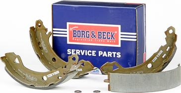 Borg & Beck BBS6316 - Комплект тормозных колодок, барабанные autosila-amz.com