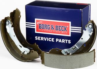 Borg & Beck BBS6339 - Комплект тормозных колодок, барабанные autosila-amz.com