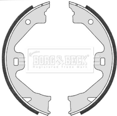 Borg & Beck BBS6331 - Комплект тормозов, ручник, парковка autosila-amz.com