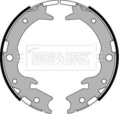 Borg & Beck BBS6321 - Комплект тормозов, ручник, парковка autosila-amz.com