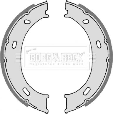 Borg & Beck BBS6327 - Комплект тормозов, ручник, парковка autosila-amz.com