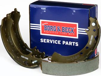 Borg & Beck BBS6292 - Комплект тормозных колодок, барабанные autosila-amz.com