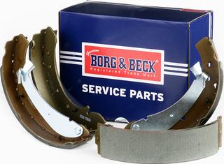 Borg & Beck BBS6206 - Комплект тормозных колодок, барабанные autosila-amz.com