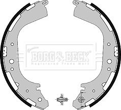 Borg & Beck BBS6200 - Комплект тормозных колодок, барабанные autosila-amz.com