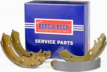 Borg & Beck BBS6218 - Комплект тормозных колодок, барабанные autosila-amz.com