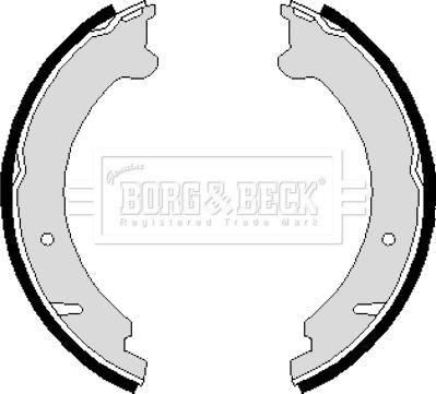 Borg & Beck BBS6217 - Комплект тормозов, ручник, парковка autosila-amz.com