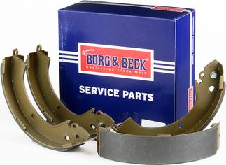 Borg & Beck BBS6281 - Комплект тормозных колодок, барабанные autosila-amz.com