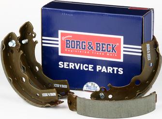 Borg & Beck BBS6226 - Комплект тормозных колодок, барабанные autosila-amz.com