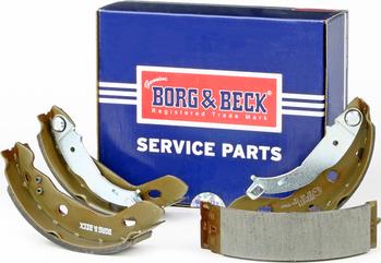 Borg & Beck BBS6279 - Комплект тормозных колодок, барабанные autosila-amz.com