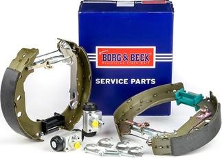 Borg & Beck BBS1144K - Комплект тормозных колодок, барабанные autosila-amz.com