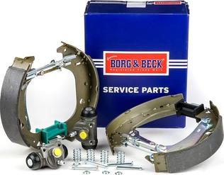 Borg & Beck BBS1152K - Комплект тормозных колодок, барабанные autosila-amz.com