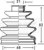 Borg & Beck BCB2314 - Пыльник, приводной вал autosila-amz.com