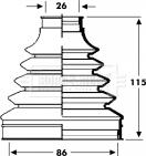 Borg & Beck BCB2799 - Пыльник, приводной вал autosila-amz.com