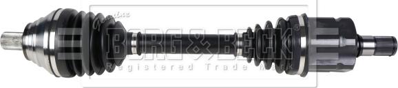 Borg & Beck BDS1501 - Приводной вал autosila-amz.com