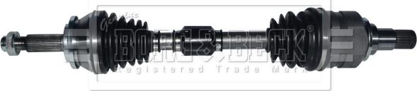 Borg & Beck BDS1217 - Приводной вал autosila-amz.com