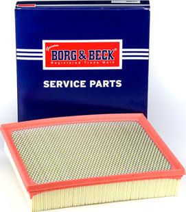 Borg & Beck BFA2587 - Воздушный фильтр, двигатель autosila-amz.com