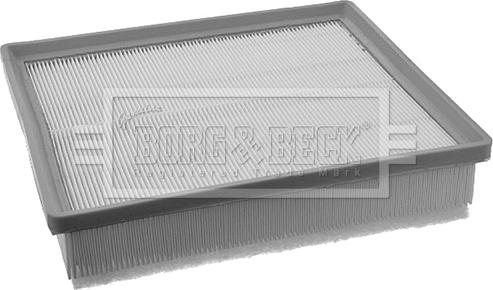 Borg & Beck BFA2068 - Воздушный фильтр, двигатель autosila-amz.com