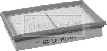 Borg & Beck BFA2139 - Воздушный фильтр, двигатель autosila-amz.com