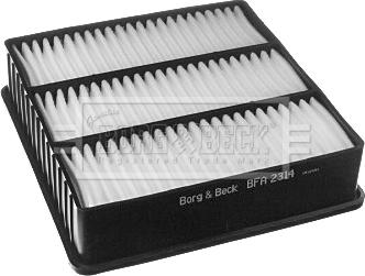 Borg & Beck BFA2314 - Воздушный фильтр, двигатель autosila-amz.com