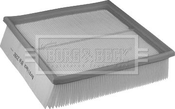 Borg & Beck BFA2292 - Воздушный фильтр, двигатель autosila-amz.com