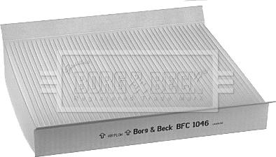 Borg & Beck BFC1046 - Фильтр воздуха в салоне autosila-amz.com
