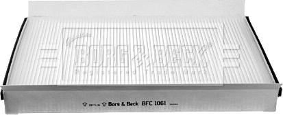 Borg & Beck BFC1061 - Фильтр воздуха в салоне autosila-amz.com