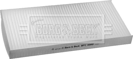 Borg & Beck BFC1000 - Фильтр воздуха в салоне autosila-amz.com