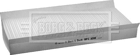 Borg & Beck BFC1016 - Фильтр воздуха в салоне autosila-amz.com