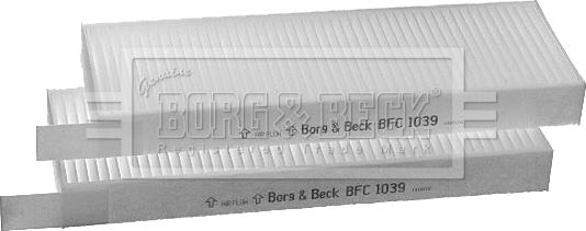 Borg & Beck BFC1039 - Фильтр воздуха в салоне autosila-amz.com