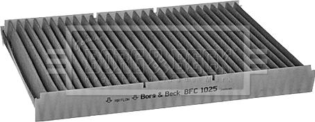 Borg & Beck BFC1025 - Фильтр воздуха в салоне autosila-amz.com