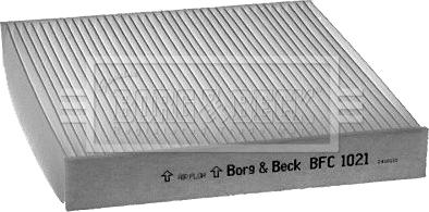 Borg & Beck BFC1021 - Фильтр воздуха в салоне autosila-amz.com