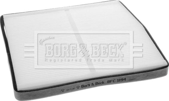Borg & Beck BFC1194 - Фильтр воздуха в салоне autosila-amz.com