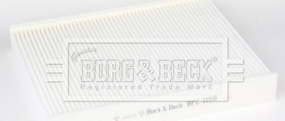 Borg & Beck BFC1159 - Фильтр воздуха в салоне autosila-amz.com