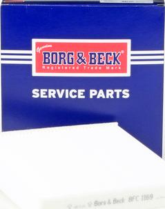 Borg & Beck BFC1169 - Фильтр воздуха в салоне autosila-amz.com
