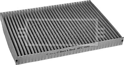 Borg & Beck BFC1100 - Фильтр воздуха в салоне autosila-amz.com