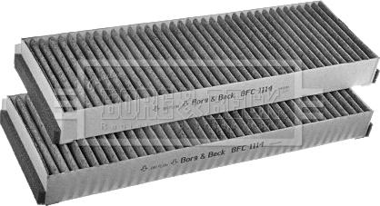 Borg & Beck BFC1114 - Фильтр воздуха в салоне autosila-amz.com