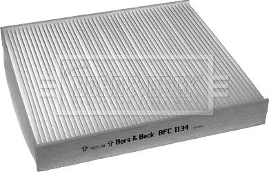 Borg & Beck BFC1134 - Фильтр воздуха в салоне autosila-amz.com
