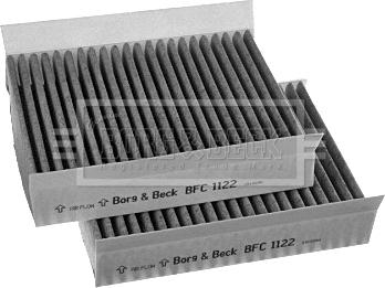 Borg & Beck BFC1122 - Фильтр воздуха в салоне autosila-amz.com