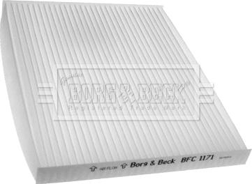 Borg & Beck BFC1171 - Фильтр воздуха в салоне autosila-amz.com