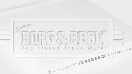 Borg & Beck BFC1343 - Фильтр воздуха в салоне autosila-amz.com