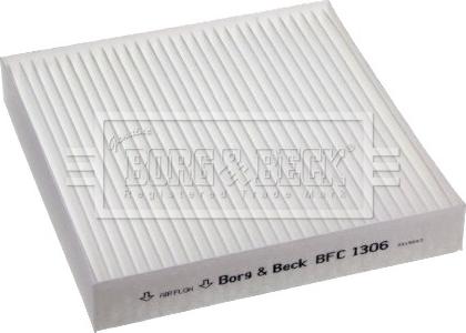 Borg & Beck BFC1306 - Фильтр воздуха в салоне autosila-amz.com