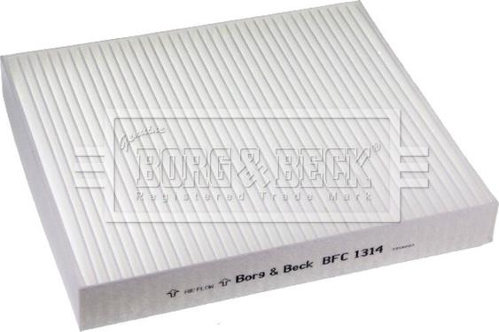 Borg & Beck BFC1314 - Фильтр воздуха в салоне autosila-amz.com
